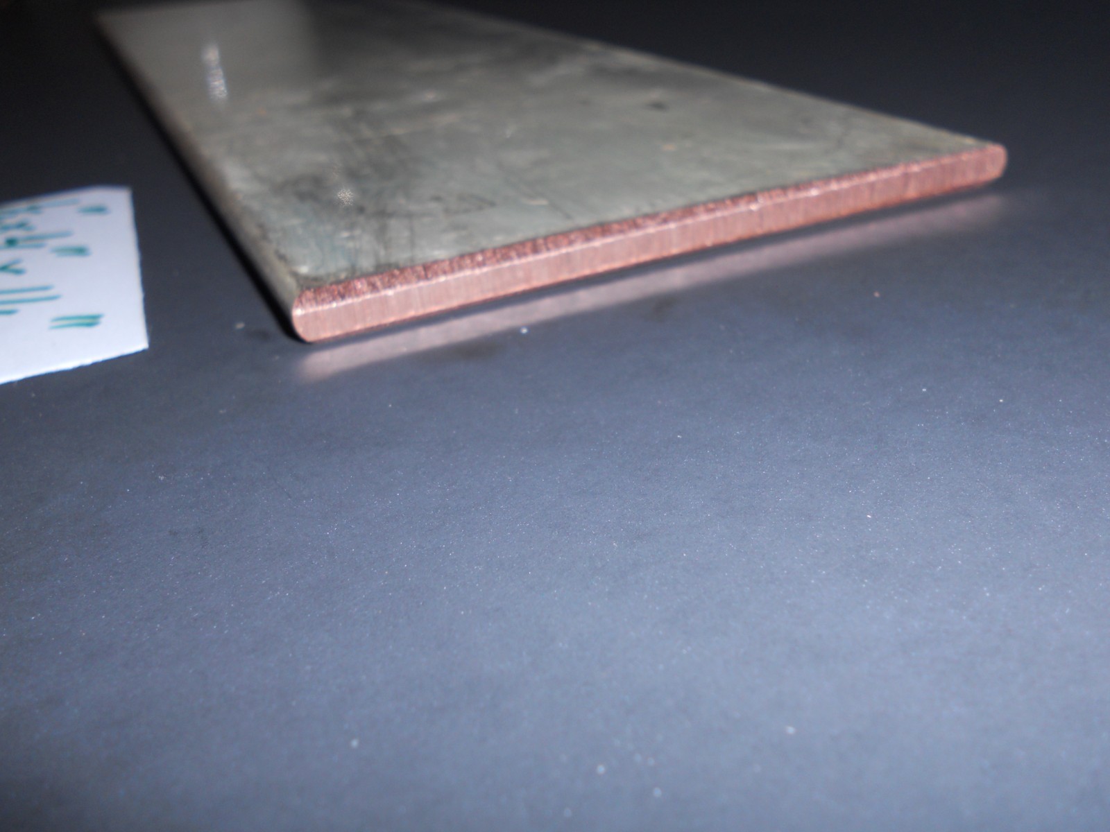 1/4″ x 4″ x 14″” copper 110 alloy, silver plated, cut from buss bar.