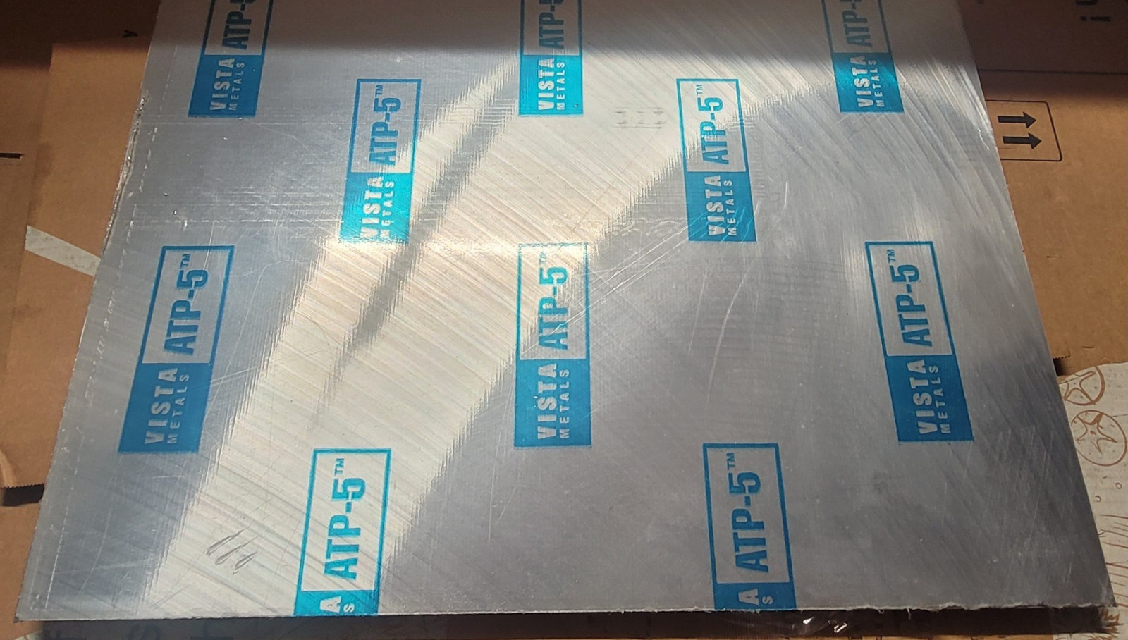 ATP-5 ALUMINUM CAST TOOLING /JIG PLATE. 1/4″ (0.250″) x 20 3/4″ x 24 3/16″