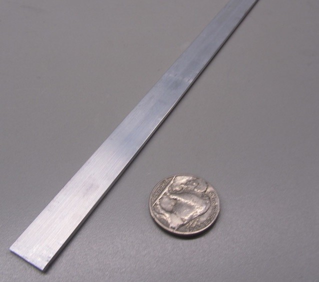 6061 T6 Aluminum Bar, 1/16″ (.062″) Thick x 1/2″ Wide x 72″ Length, 4 pcs
