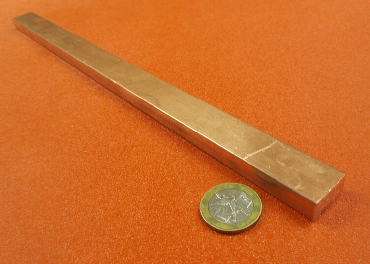 182 Copper Bar 3/8″ Thick x 3/4″ Wide x 1 Foot Length