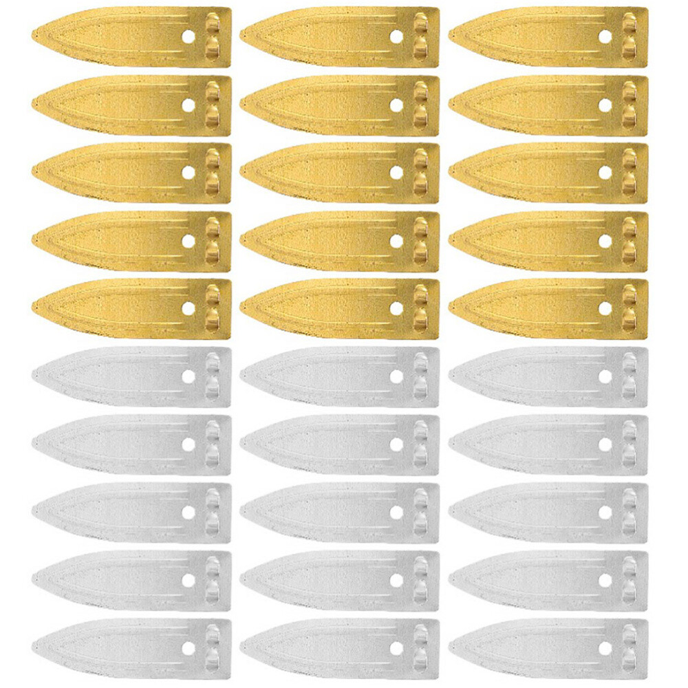 Set of 2 Copper Zinc Electrode Strip Dad Miss Sheet and Strips for Science
