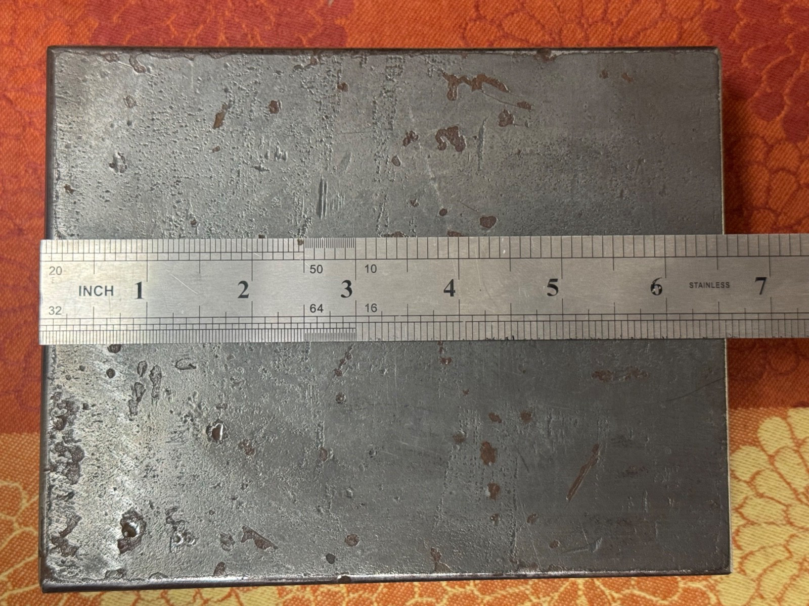 2” Thick 5-1/8” x 6-1/2” Mild A36 Steel Bench Block Bar Blacksmith Anvil Raw
