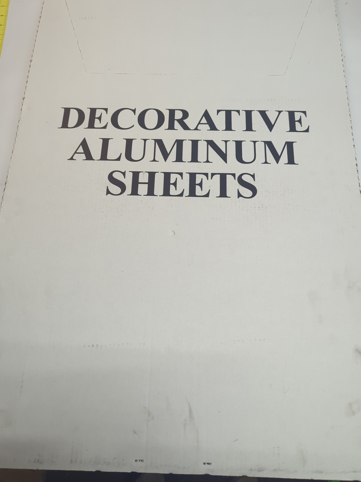 24 in × 36 in Cloverleaf Aluminum Sheet Silver—Decorative Wall Panel Coverin