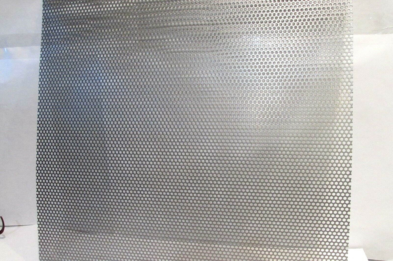 1/4″ HOLES–20 GA. 304 STAINLESS STEEL PERFORATED SHEET 6″ X 23-1/2″