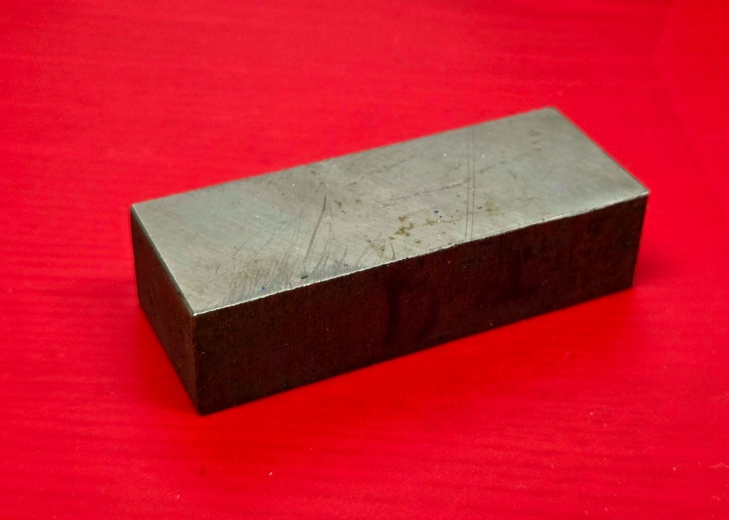 D2 Tool Steel Block Billet 3.15″ L x 1.21″ W x 0.78″ Thick – 13.3 Oz.