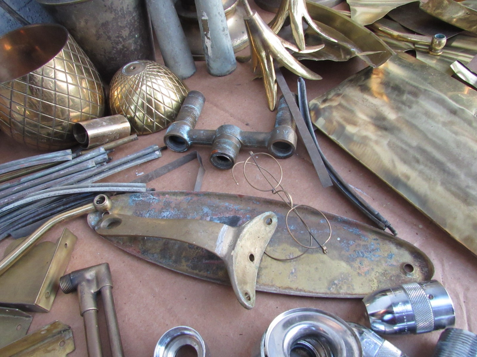 Scrap Brass 26 LBS Metal Recovery CASTING SCULPTURE ABSTRACT Recovery Recycle