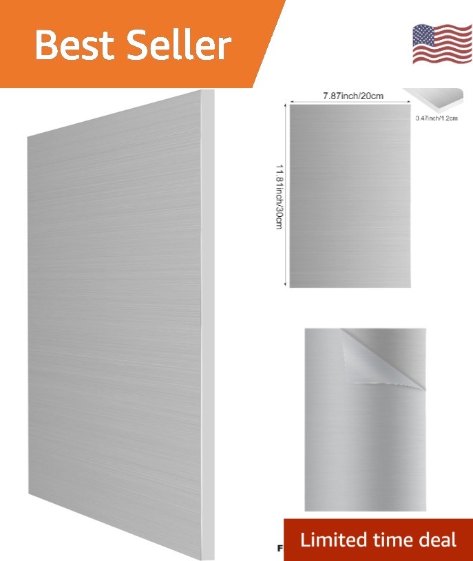 Durable 6061-T6 Aluminum Plate 8x12x1/2 Inch for Industrial & DIY Projects