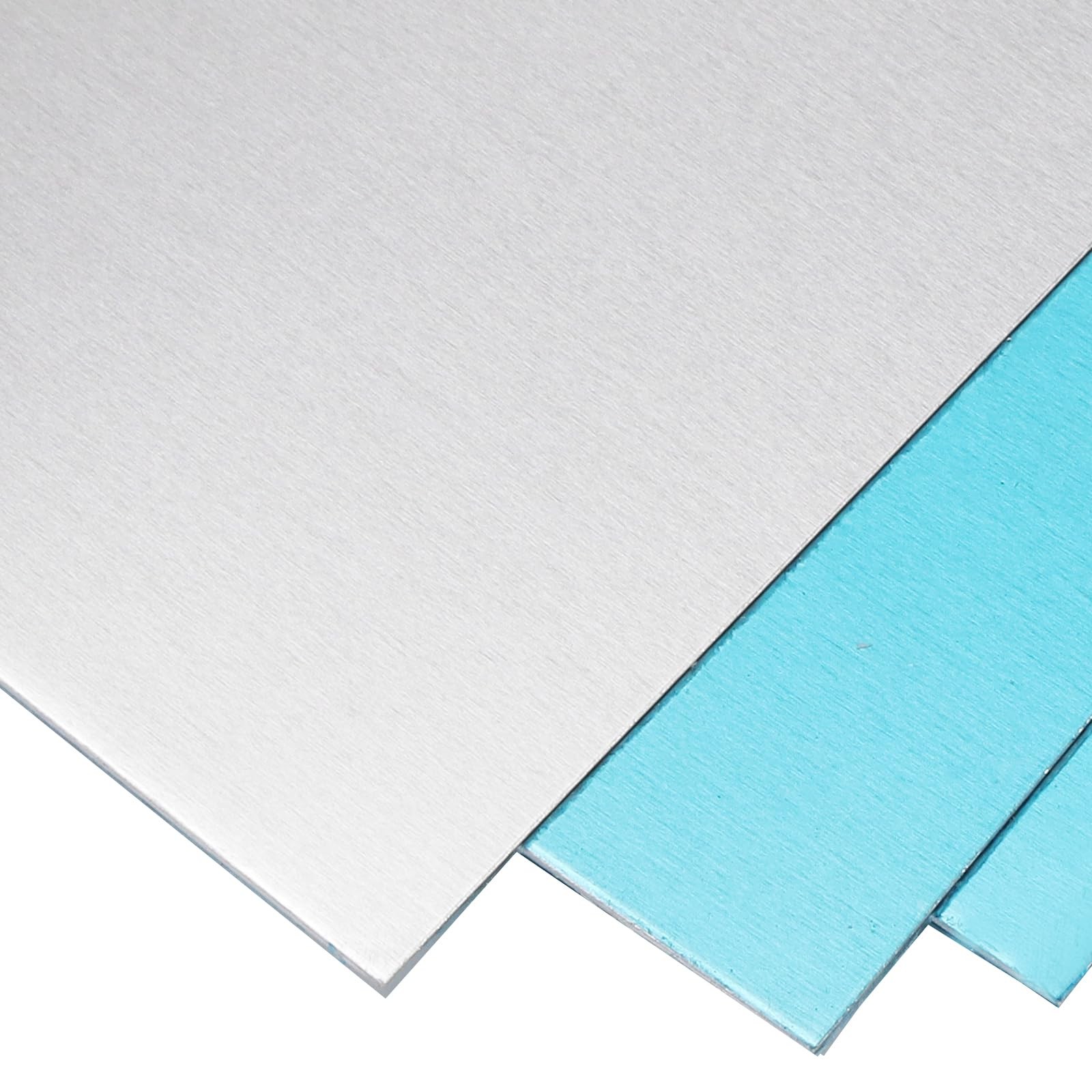 10 PCS 6061 Aluminum Sheet 12x12x1/64 Inch 0.02 Inch Thick Metal Plate Craft