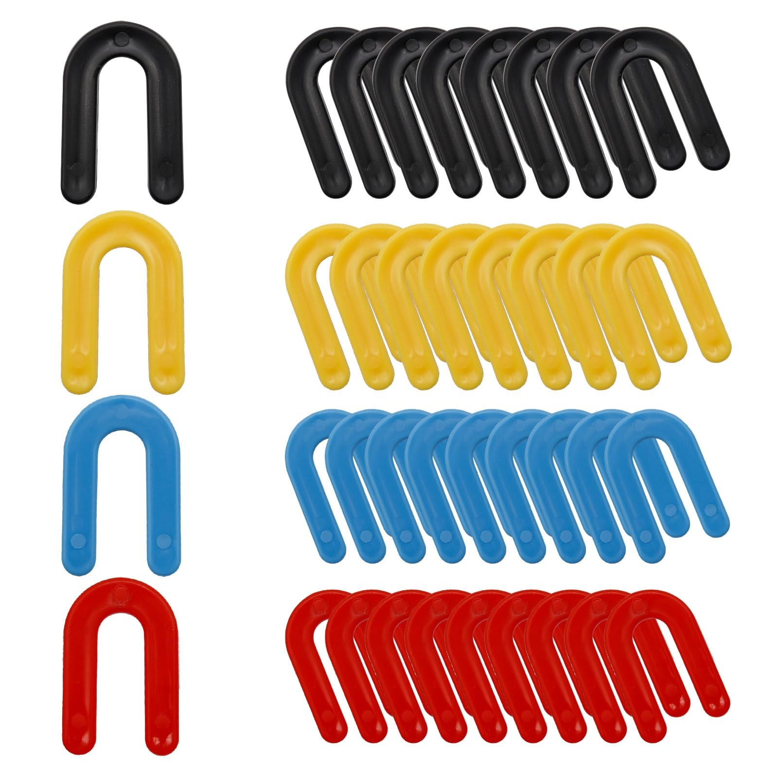 UOIENRT 1000Pcs Plastic Shims, Horseshoe Shims, U Shaped Tile Spacers, Plasti…