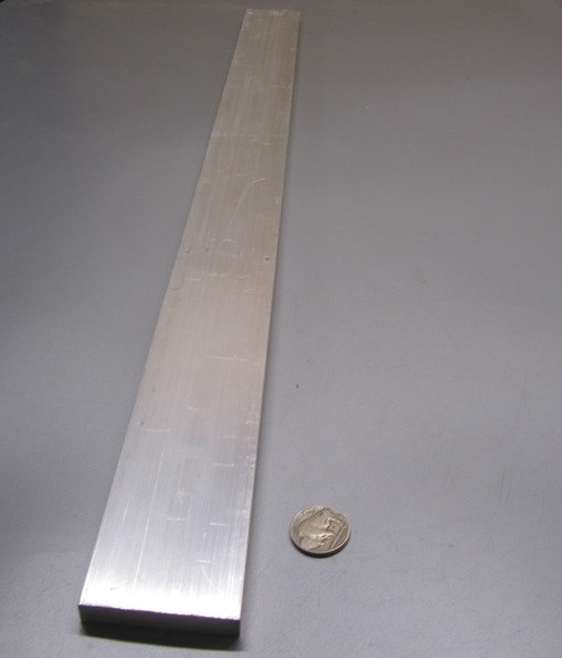 5052 Aluminum Bar, (1/4 Hard H32) .375″ (3/8″) Thick x 2.0″ Width x 24″ Length