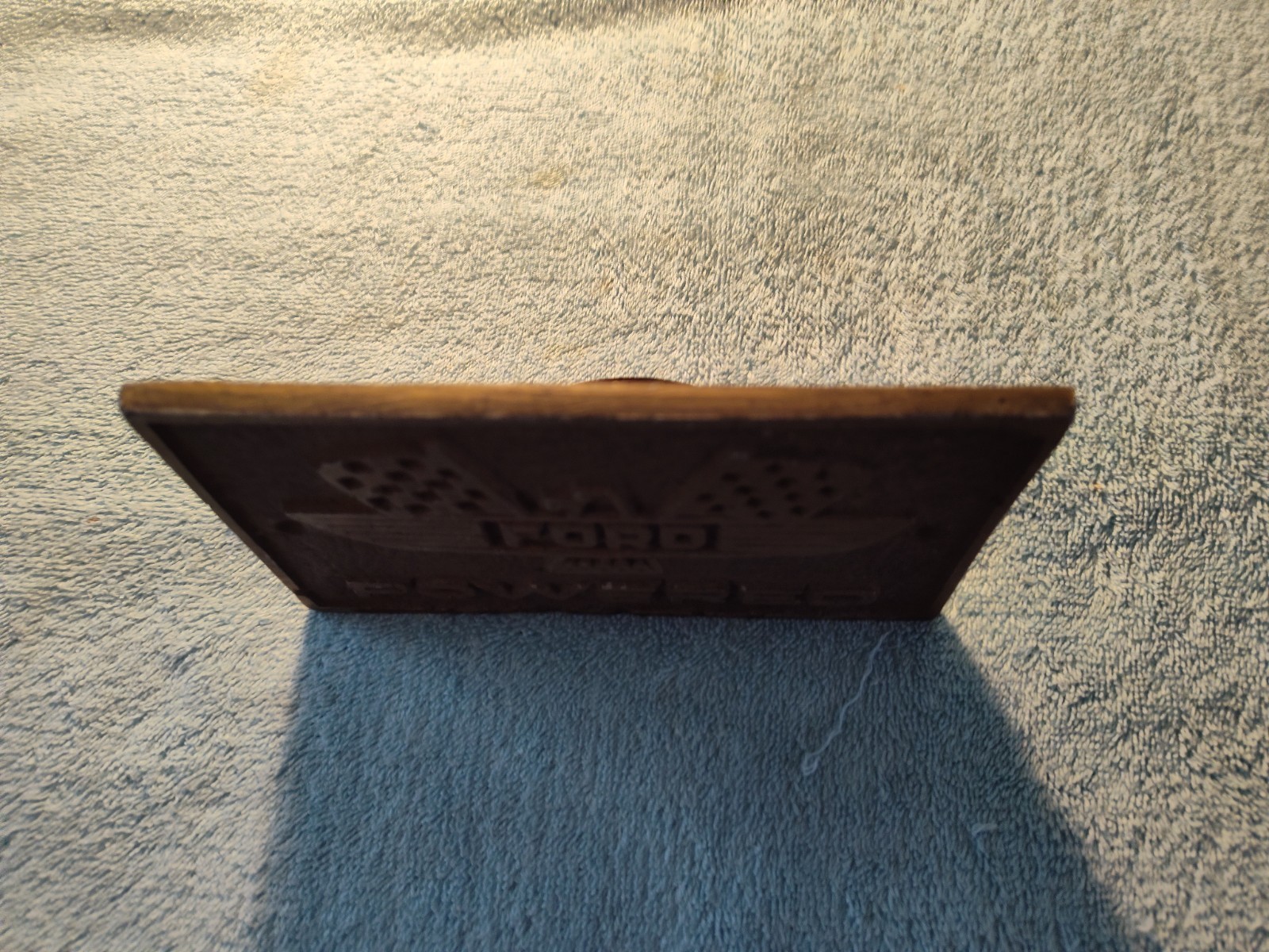 3 1/2 X 6 inch Ford Powered I D Metal Plate1/4 inch thick