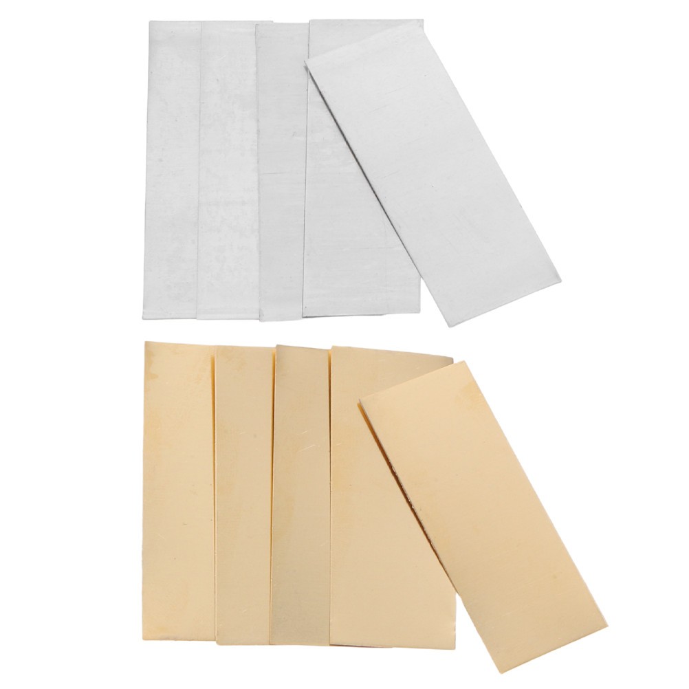 5 Pairs Zinc Anode and Copper Sheet Set for Electroplating and Fruit Battery
