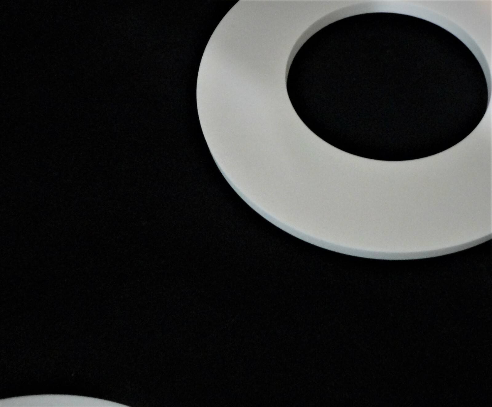 LARGE HIGH PURITY ALUMINA CERAMIC RING WASHER SPACER PLATE No.:555