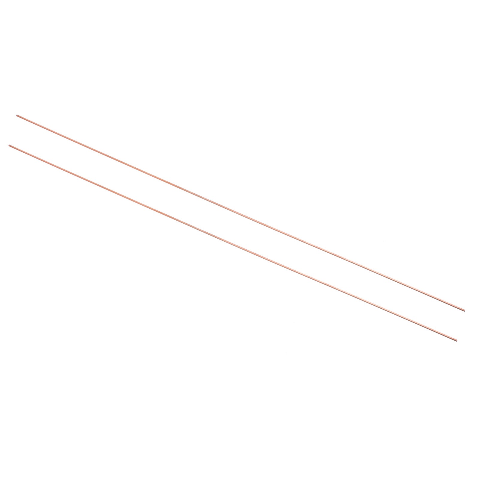 1/16 x 1/16 x 20″ T2 Copper Square Bar, 2pcs Solid Flat Mill Stock