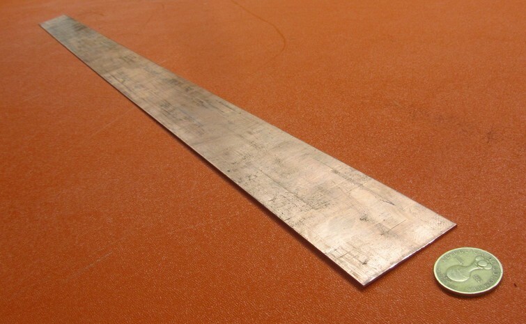 110 Copper Bar H02 .050″ Thick x 2.0″ Wide x 36.0″ Length