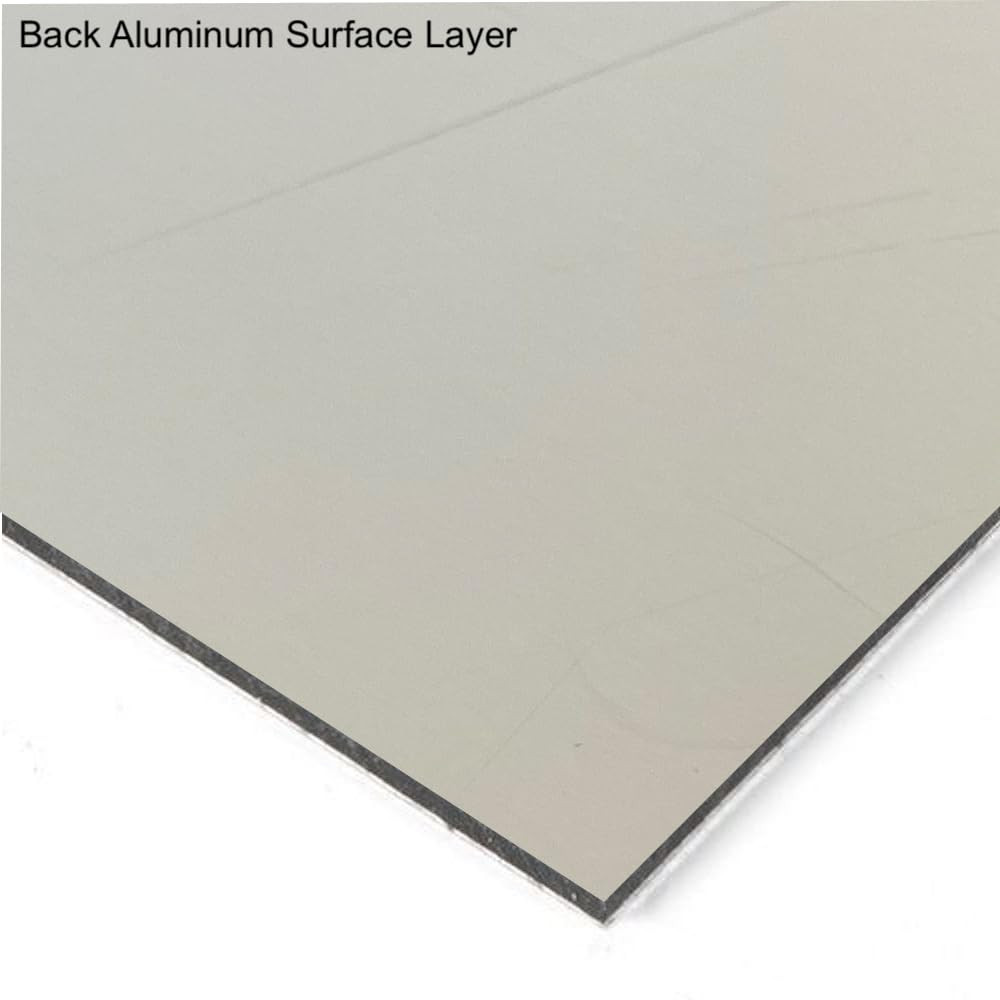 Aluminium Composite Panel Black 12 In. X 24 In. X 1/4 In.