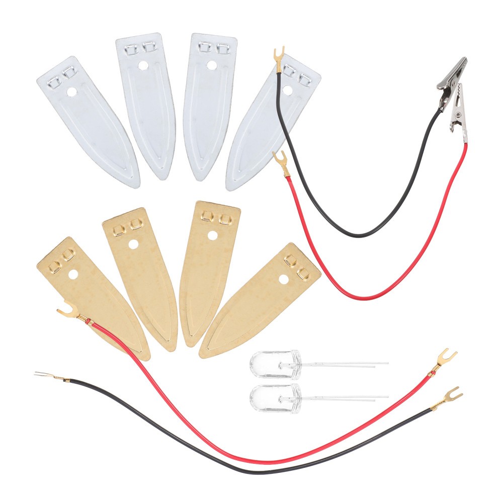 1 Set Durable Zinc and Copper Anode Sheets for Fruit Battery Experiment Supplies