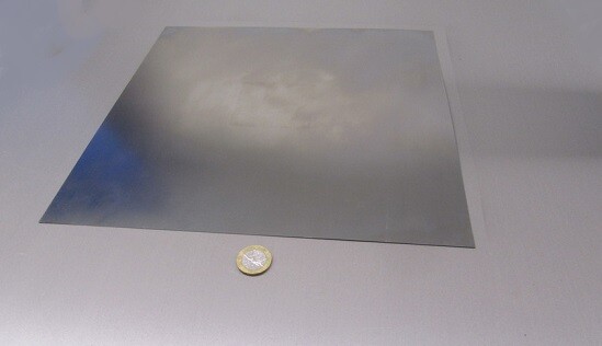 301 Stainless Steel Sheet Shim, .004″ (+/-.0003″) x 12.0″ Width x 12″ Length