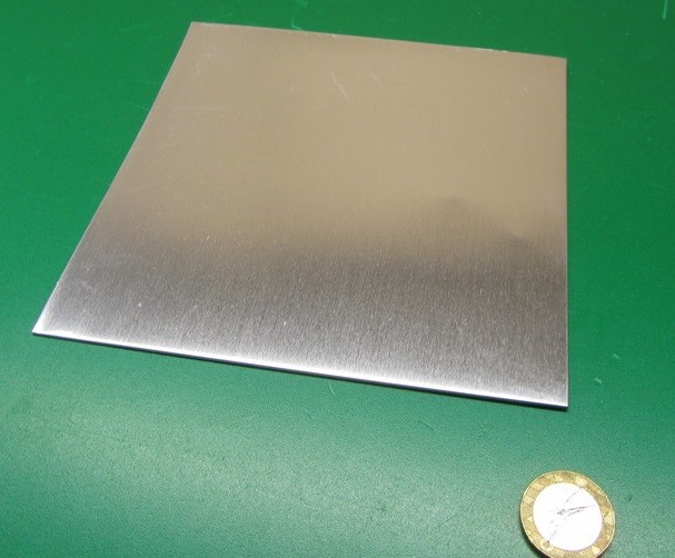 1100 Aluminum Sheet Softened (O) .080″ Thick x 6.0″ Wide x 6.0″ Long, 2 Units