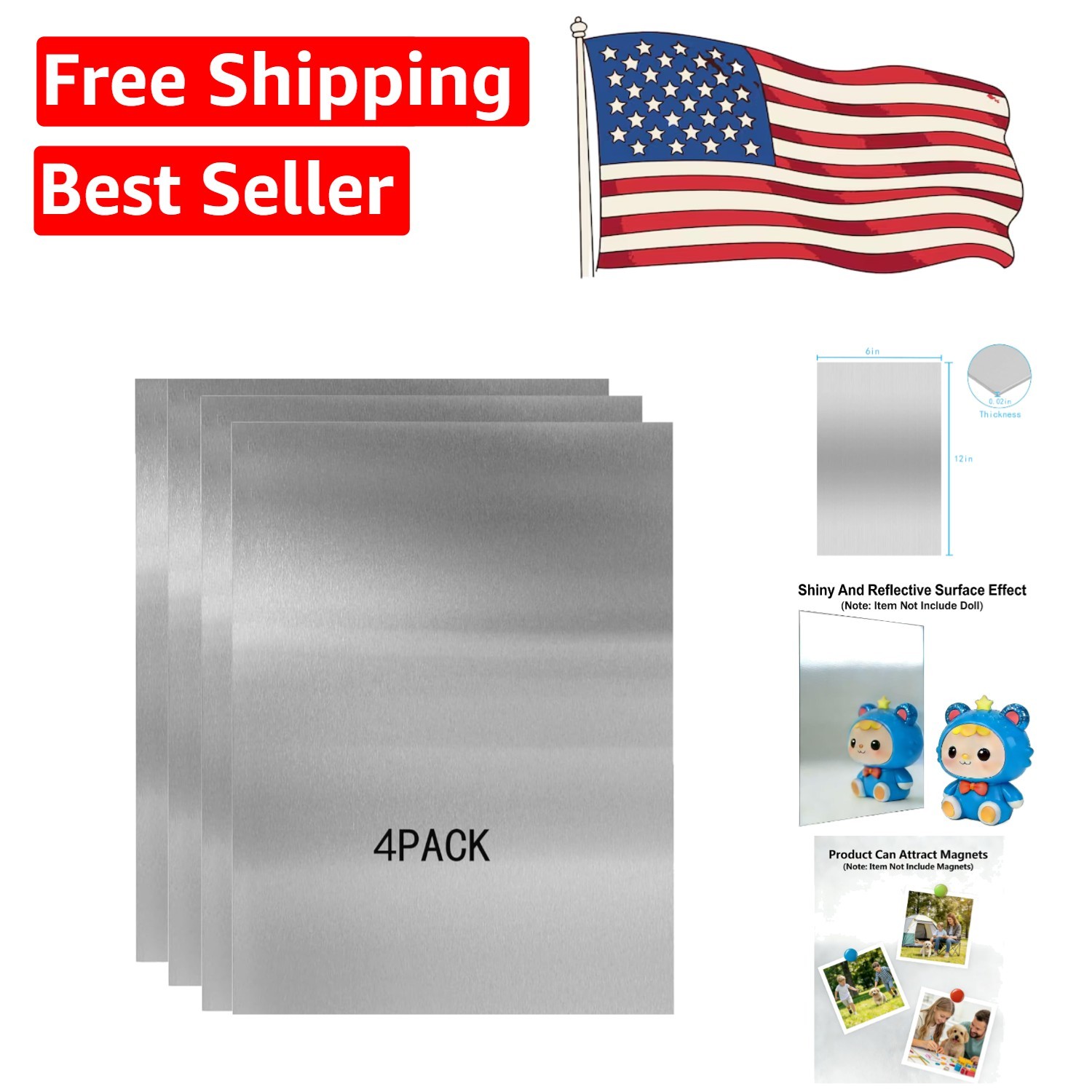 Commercial Grade 430 Stainless Steel Metal Plates – Ideal for Kitchens & Offices