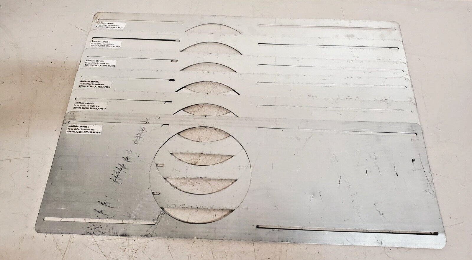 6 Qty. of Mounting Plates 6″ Diameter Long Adjustable AMP600-L (6 Qty)