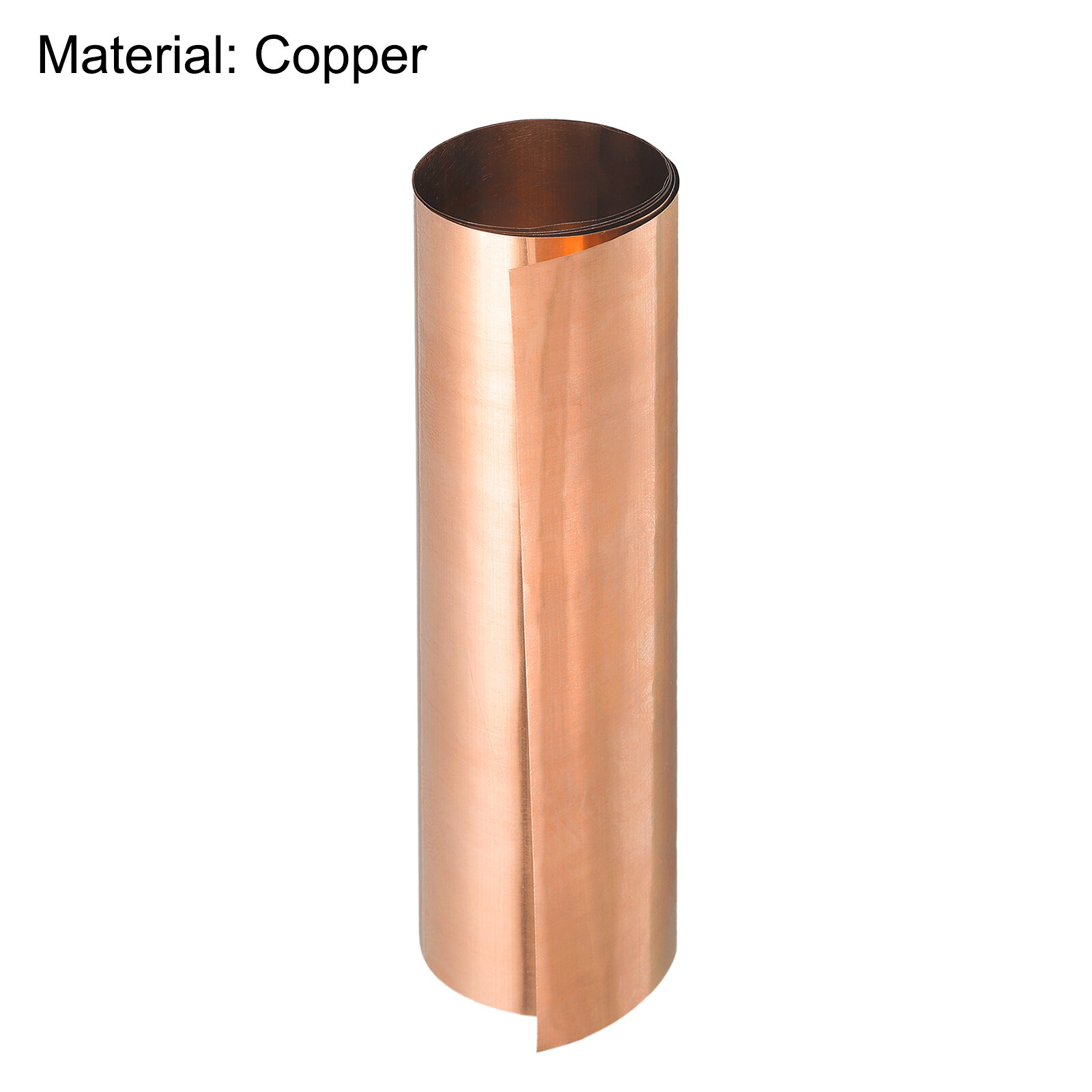 Copper Sheet Roll Metal Foil Plate 1000mm x 200mm x 0.15mm