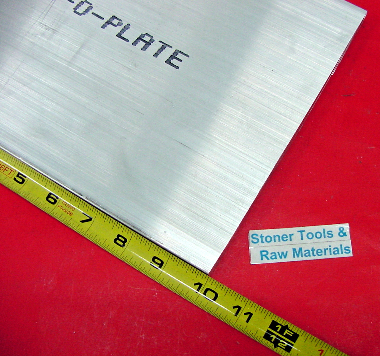 1/2″ X 10″ X 10″ ALUMINUM 6061 FLAT BAR SOLID T6511 New Extruded Mill bar Stock
