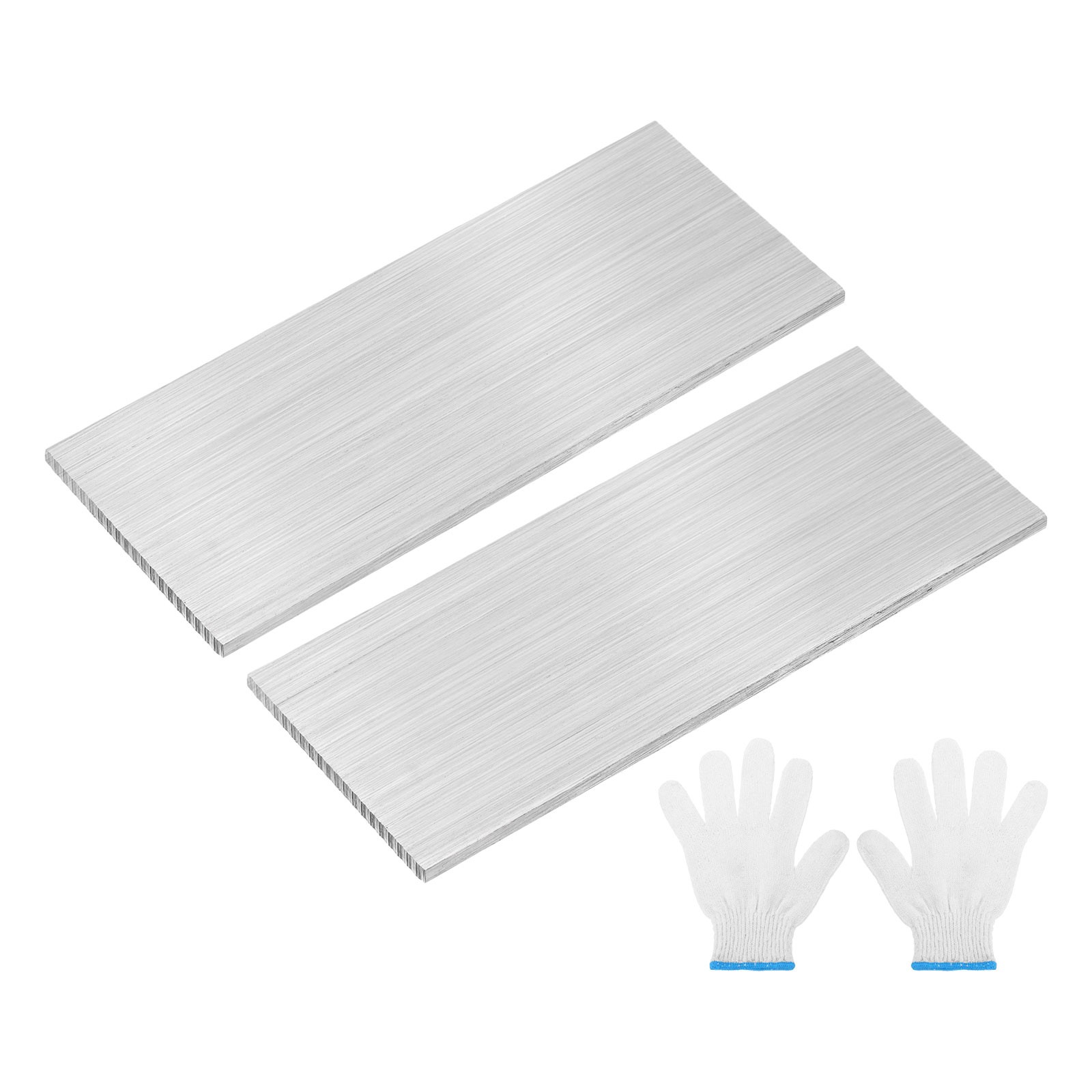 2 Pcs 304 Stainless Steel Flat Bar 1/8″ x 1-9/16″ x 4″ Trim Strips Sheet