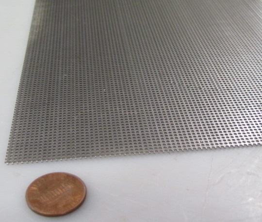 Perforated Steel Sheet .024″ Thick x 24″ x 24″, .045″ Hole Dia.