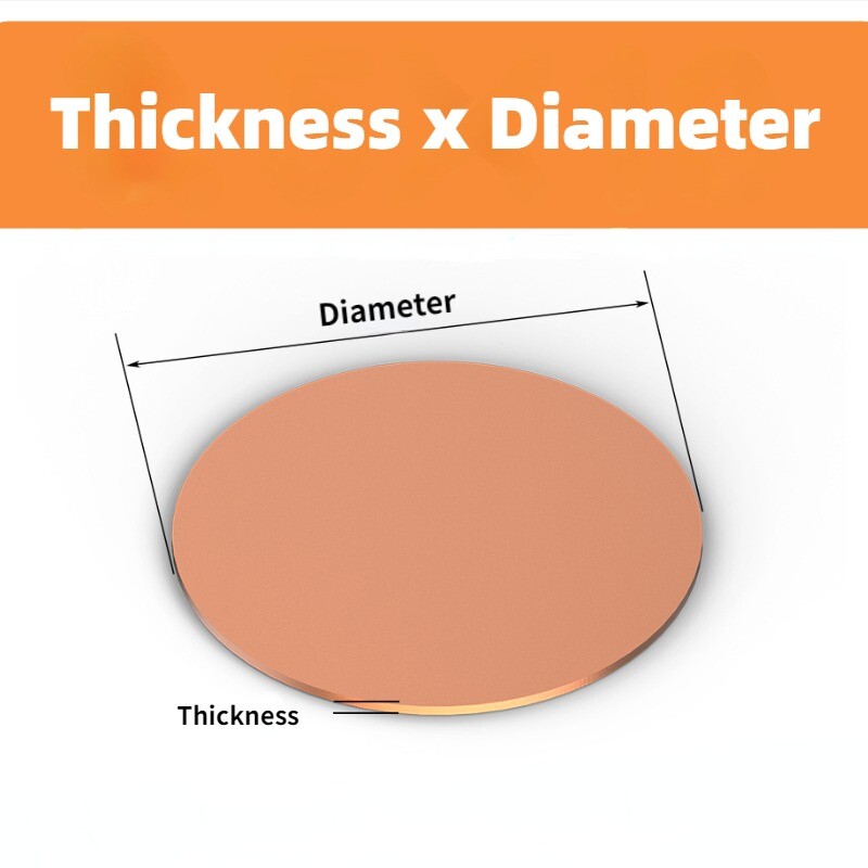 Pure Copper Sheet Solid Round Plate Metal Disc Electrical Repair