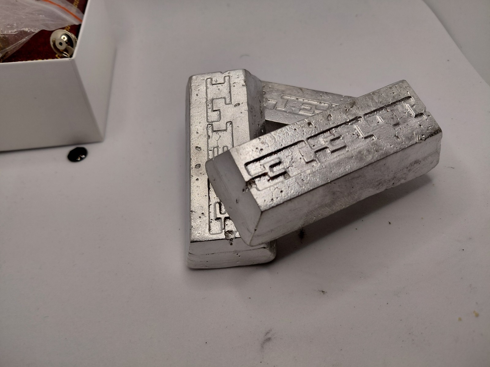 8OZ. Pewter – NL 7 Pewter Casting Ingot (93 % TIN 4% ANTIMONY 3% BISMUTH