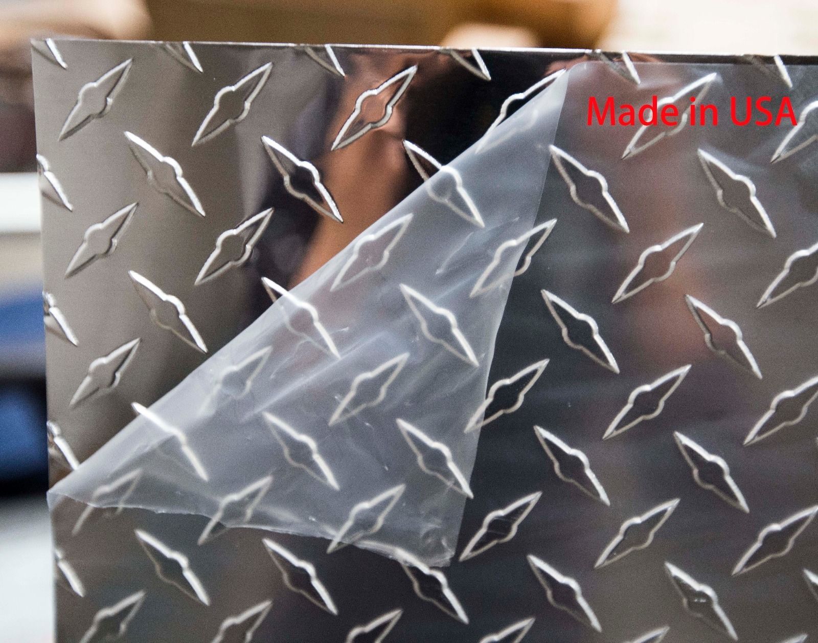 Embossed Aluminum Diamond Plate 0.025″ x 48″ x 120″ (4’x10′) – 1 PC