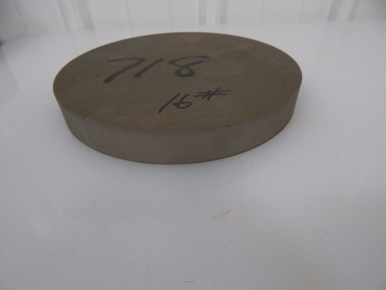 INCONEL 718 8.1″ OD X 1.04 ” THICK AMS 5596K inco 718 hi temp alloy 8×1