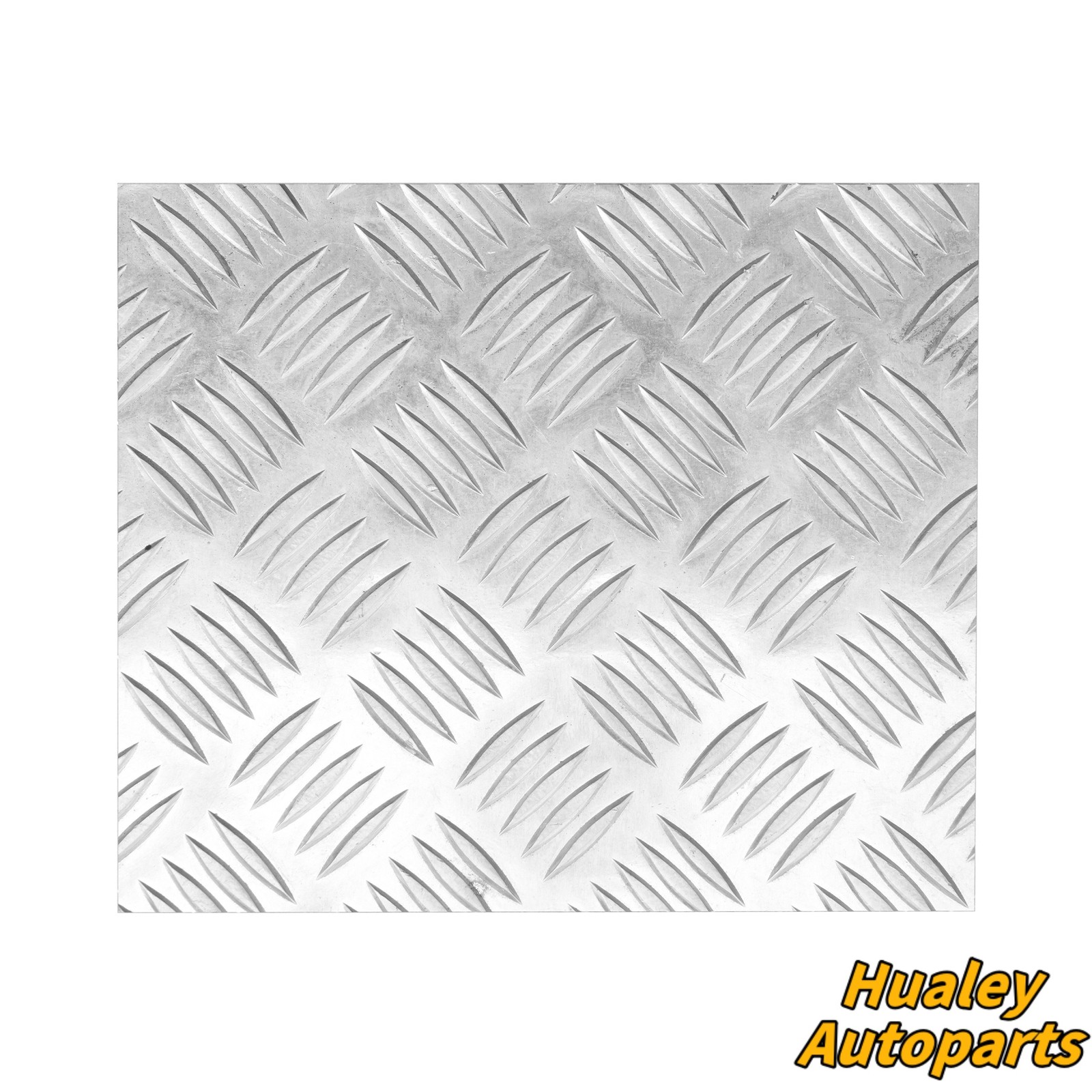 1PC 305x305mm 5 Bar Tread Aluminum Sheet Silver, Trailer RV Repair Panel