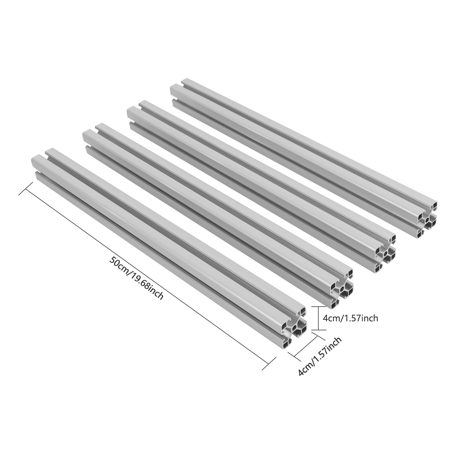 Aluminum Profile, T-slot Aluminum Profile, 4-Pack T-slot Aluminum Profiles