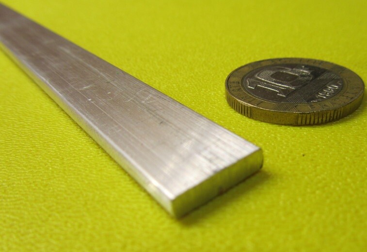 6061 T651 Aluminum Bar, 1/8″ (.125″) Thick x 1/2″ Wide x 24″ Length, 6 pcs, 12ft