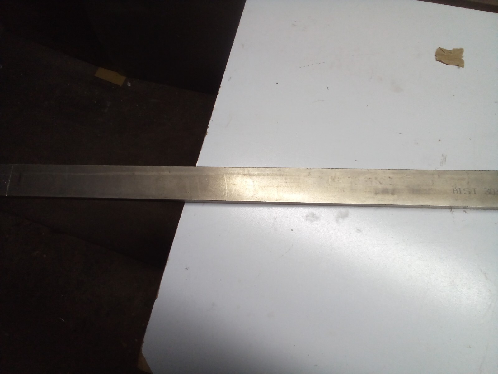 Stainless Steel Flat Stock 1″ x13/4 x80″ Bar Rectangular 303 Stainless steel