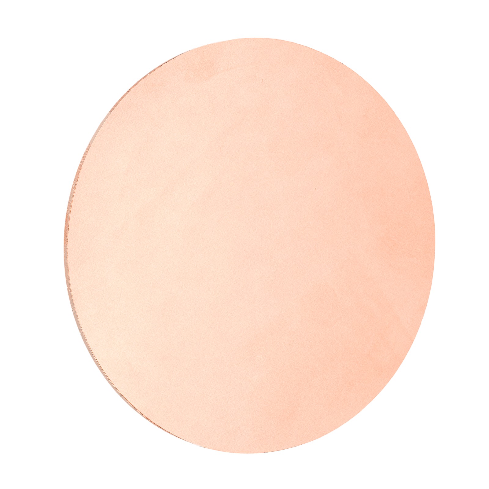 Copper Round Plate, 0.04″ Thick 5″ Dia C1100 Pure Copper Sheet