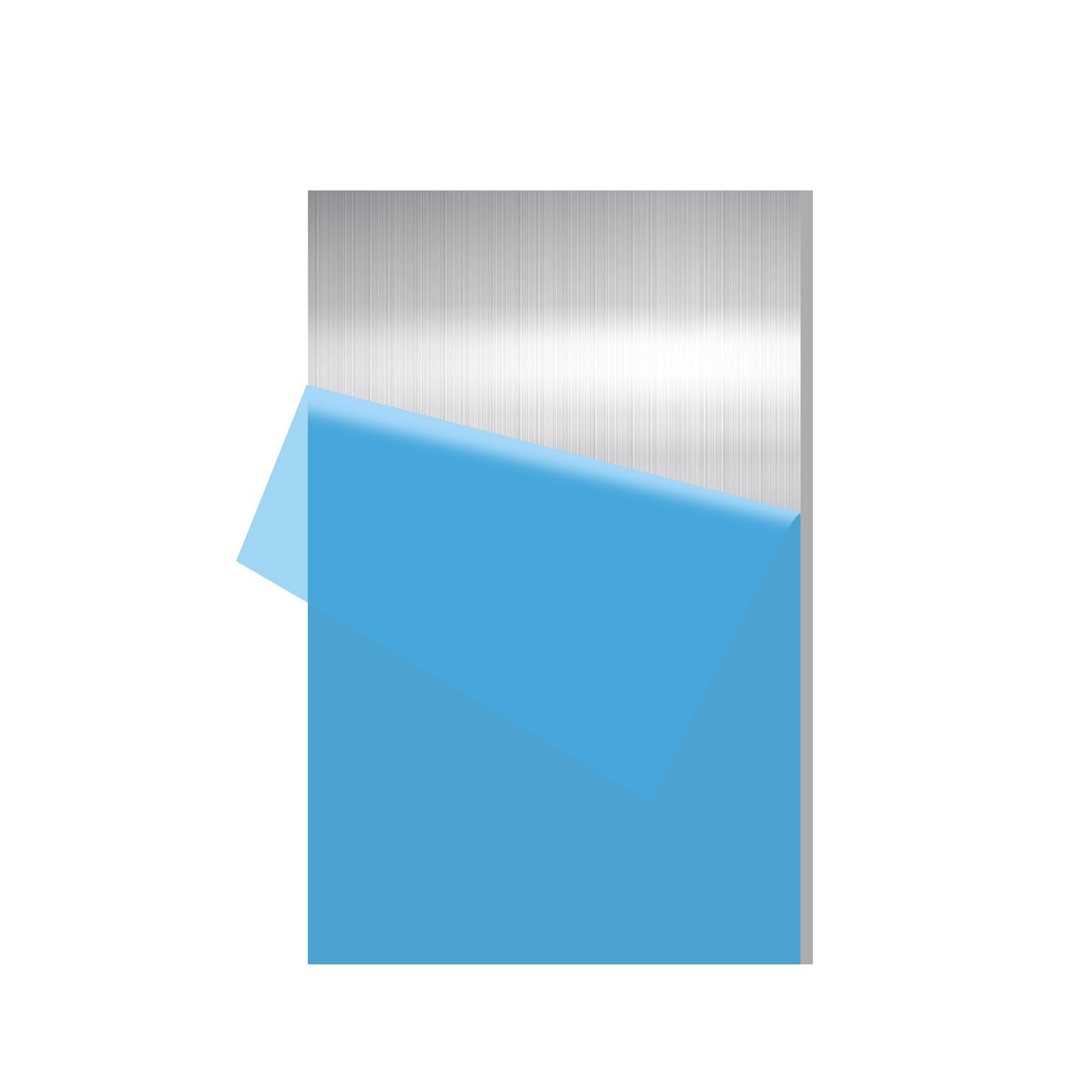6061 Aluminum Sheet 1/4″ x 8″ x 16″ Plate with Protective Film for DIY Craft