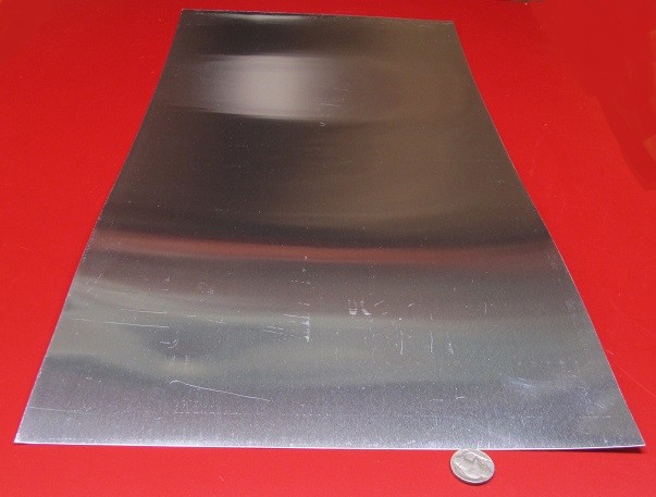 1100 Aluminum Sheet (1/2 Hard- H14) .032″ (1/32″) Thick x 12.0″ Wide x 24.0″