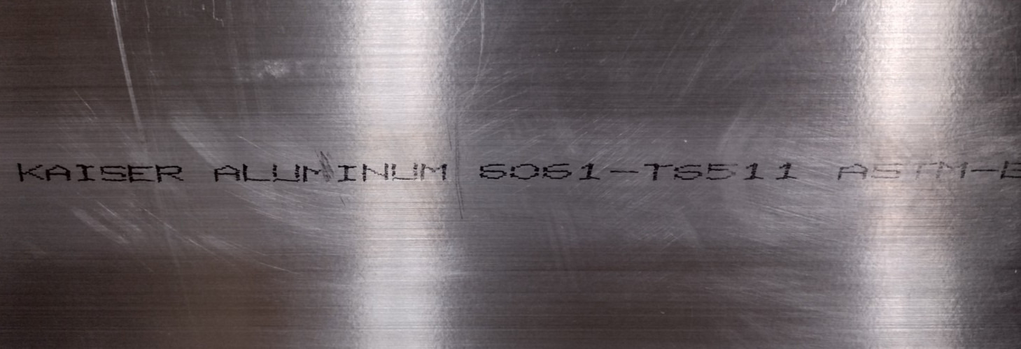 Kaiser ALUMINUM SHEET PLATE 3/4″ x 12″ x 32-3/8″ alloy 6061-T6511