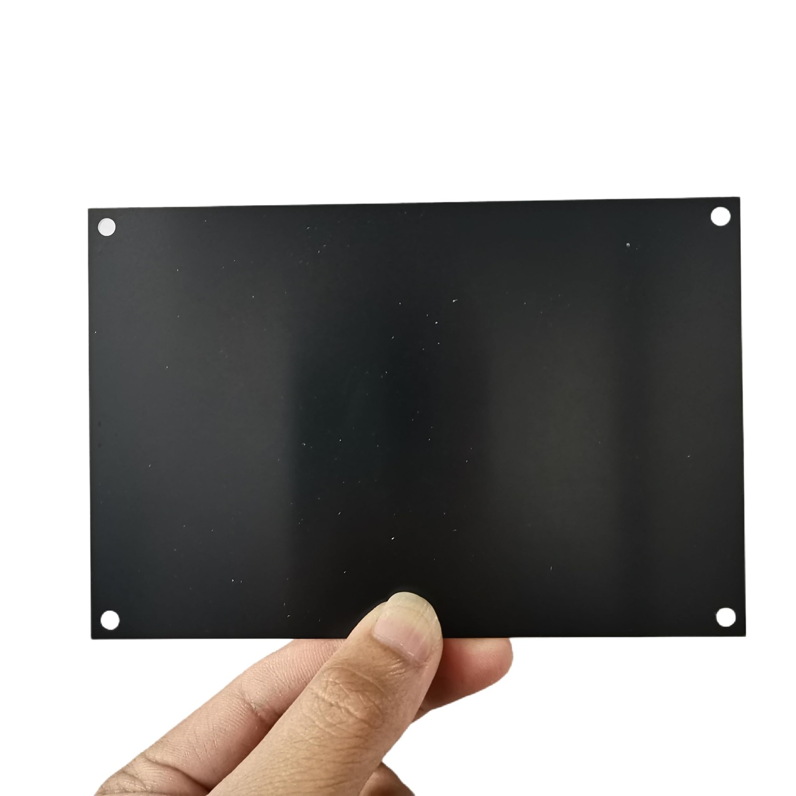 5 PCS Black Anodized Aluminum Engraving Sheets 4×6 Inch Metal Plate Signs