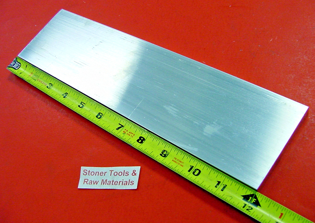 3/8″ X 3″ ALUMINUM 6061 FLAT BAR 12″ long T6511 Extruded Solid Mill Stock New