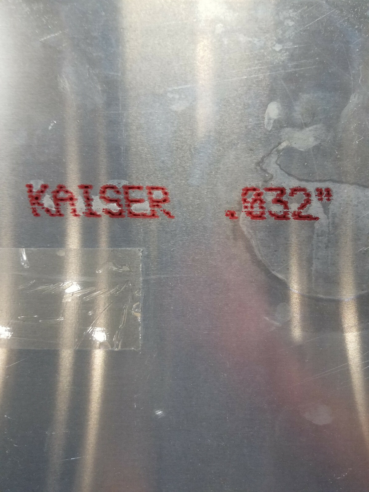 0.032″ 7075-T6 Aluminum Sheet Plate – various sizes up to 19″ x 24″ – MAKE OFFER