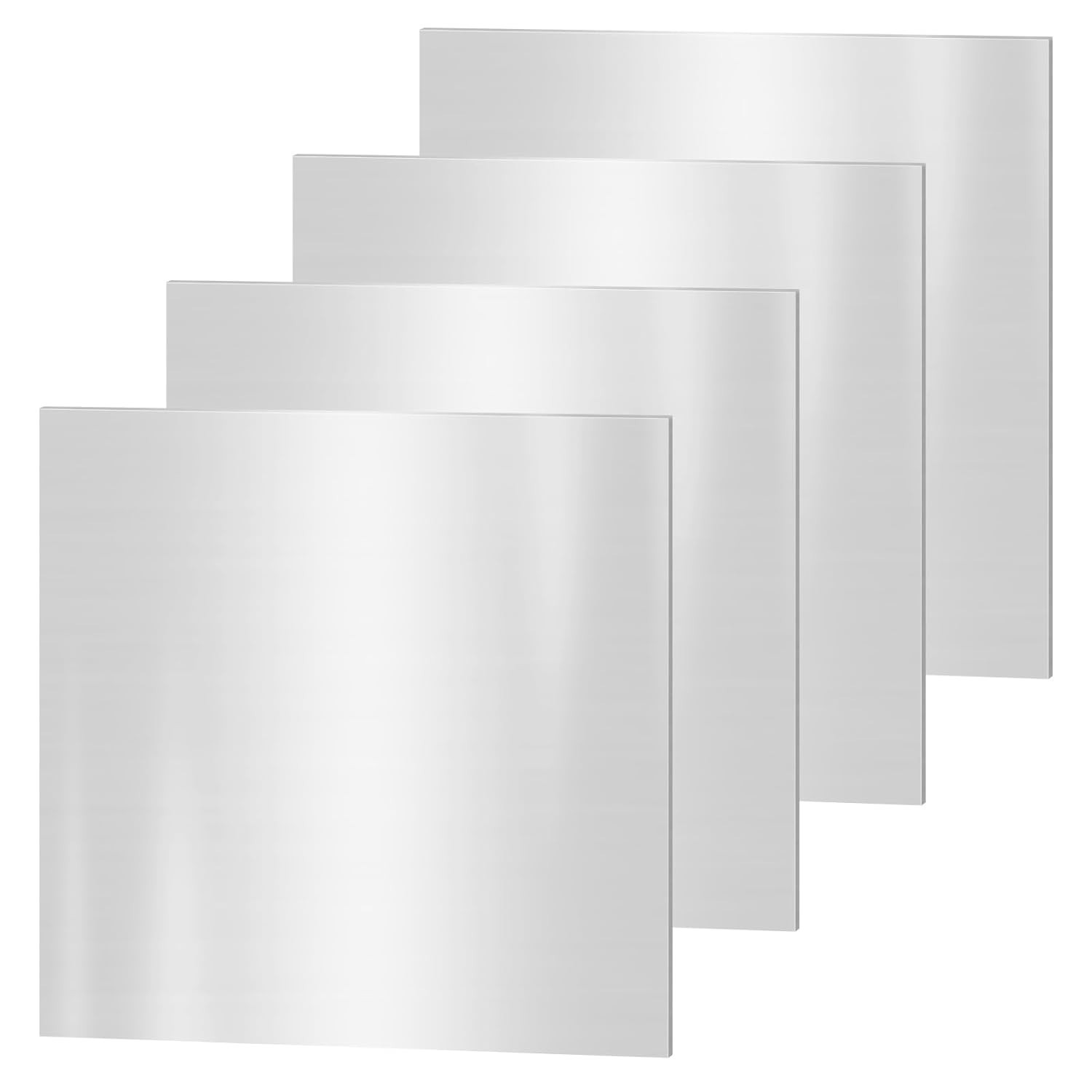 2PCS 304 Stainless Steel Sheets, 8″ X 4″ X 0.04″ Inch (19 Gauge) Stainless Steel