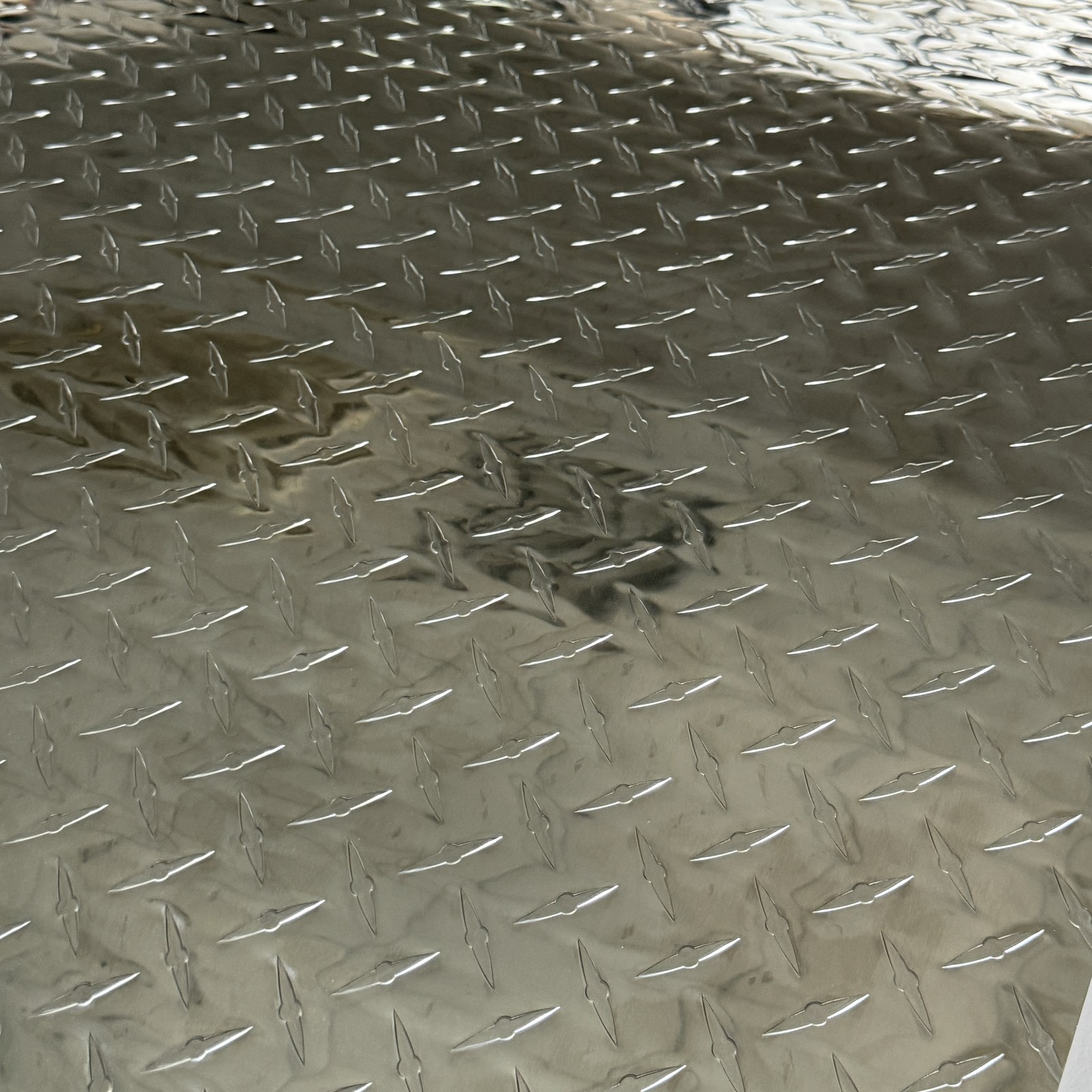 48″x 96″x .04″ (1/25″) Aluminum Diamond Plate Sheet For Trailer, RV, Garages