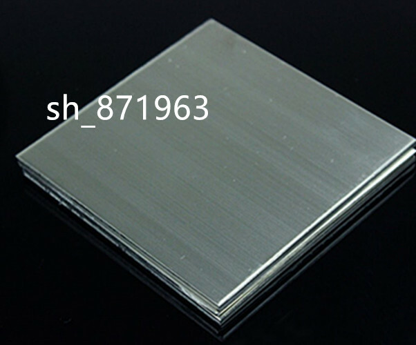 1pcs 304 Stainless Steel Fine Polished Plate Sheet 3mm x 100mm x 100mm