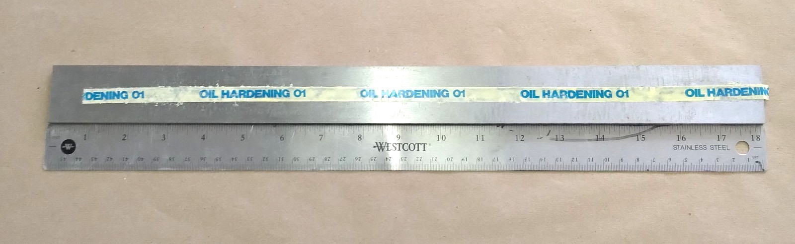 TOOL STEEL SHEET 3/16″ X 1-1/2″ X 18″ FLAT GROUND STEEL OIL HARDENING