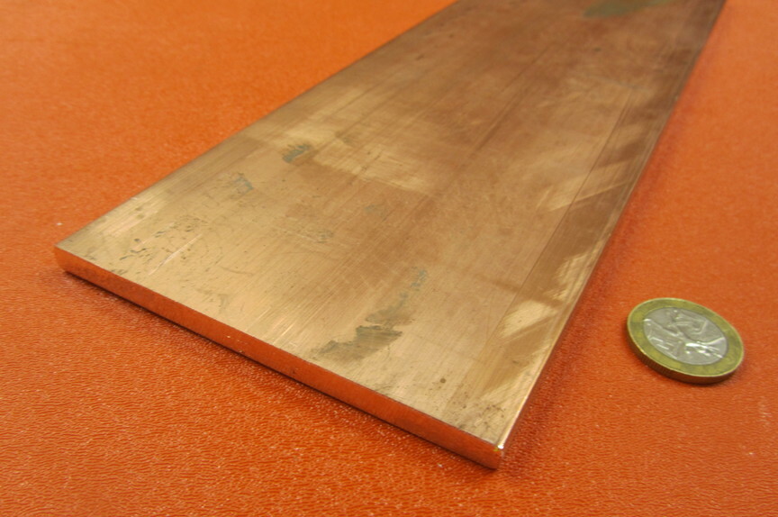 110 Copper Bar H02, 1/4″ Thick x 4.0″ Wide x 2 Ft Length