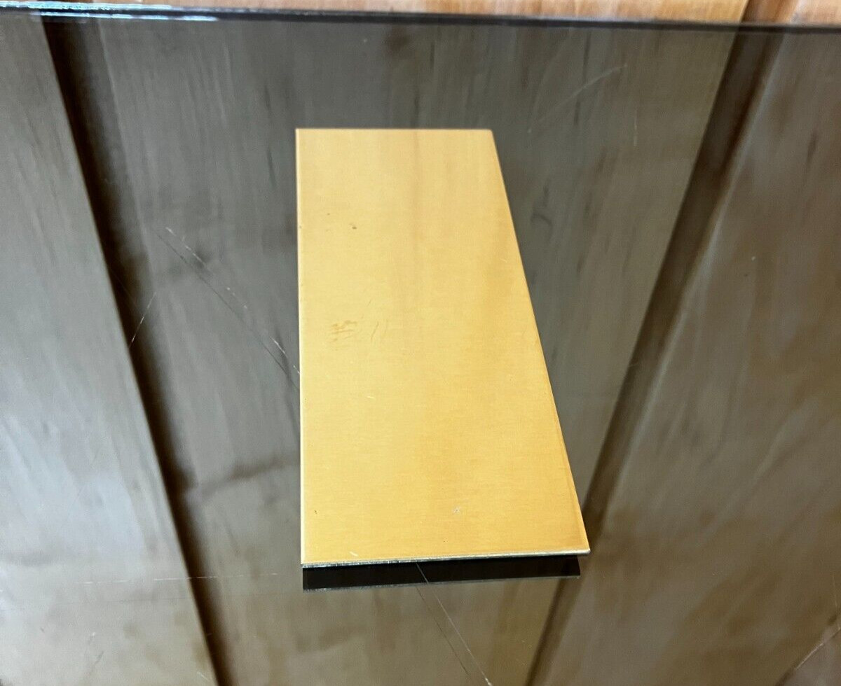 1/16″ BRASS SHEET PLATE NEW 2″X5″ .0625 Thick *CUSTOM SIZES AVAILABLE*